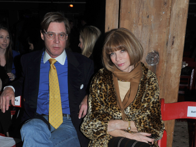 Šéfredaktorka magazínu Vogue Anna Wintour a jej manžel Shelby Bryan na archívnom zábere z roku 2012.