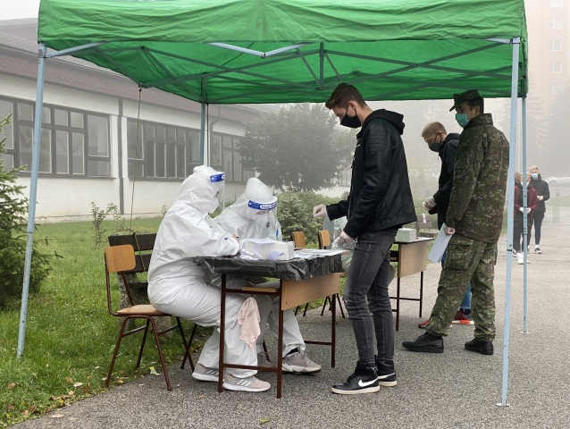 testovanie Orava Bardejov koronavírus