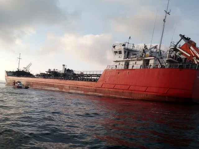 Russia Oil Tanker Fire