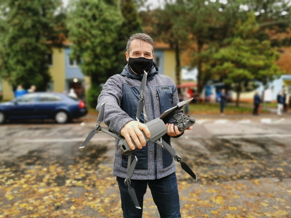 Plošné testovanie / Koronavírus / Trenčianske Teplice / Dron /