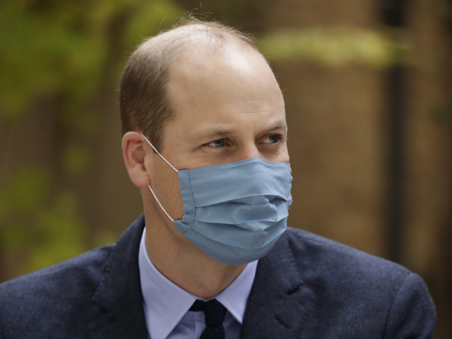 Britain Prince Princ William na zábere z októbra 2020. 