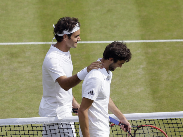 Roger Federer, Gilles Simon