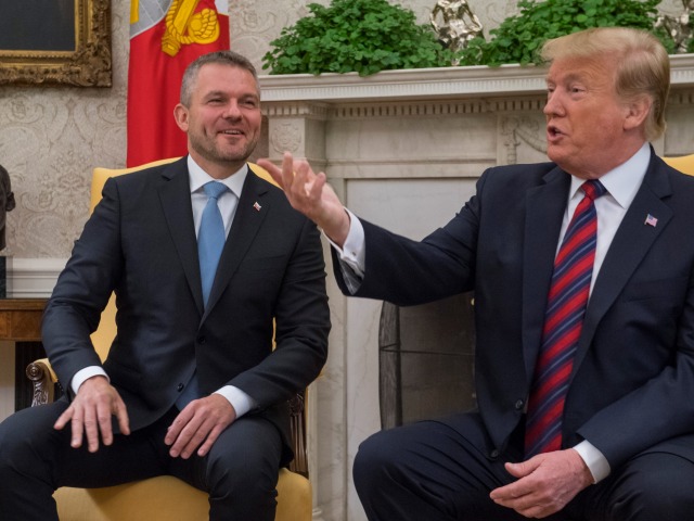 Peter Pellegrini, Donald Trump