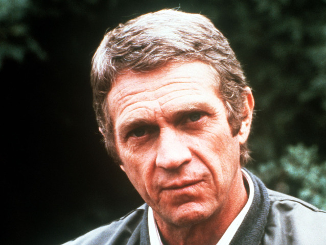 Steve McQueen na zábere z roku 1970.