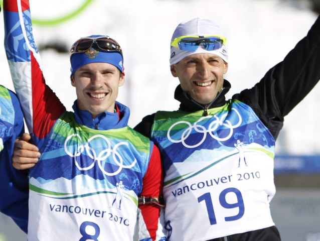 Pavol Hurajt, Jevgenij Usťugov, Martin Fourcade