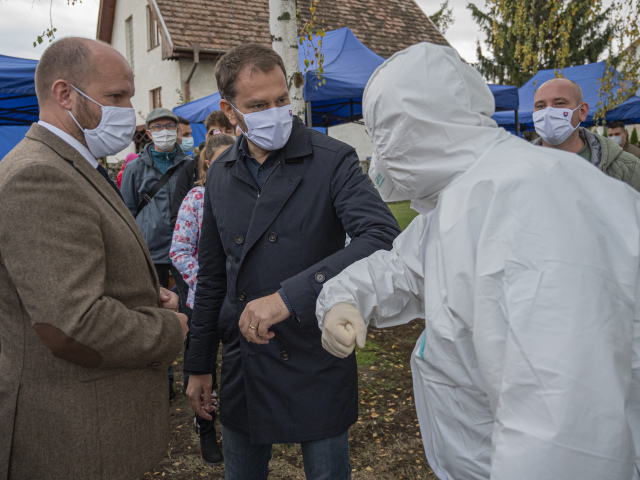 Igor Matovič, Jaroslav Naď, plošné testovanie, test, koronavírus