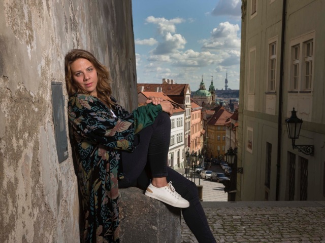 Speváčka Aneta Langerová.