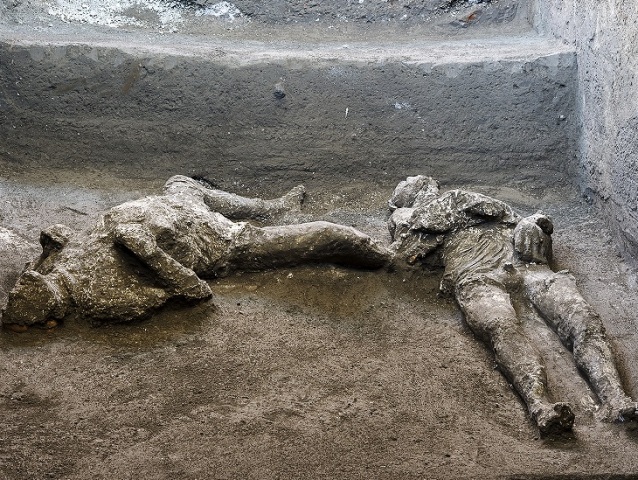 Italy Pompeii Ancient Bodies