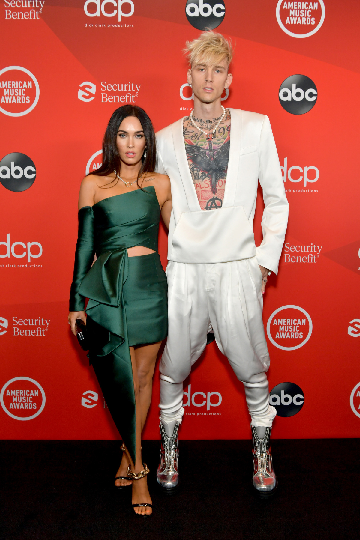 Herečka Megan Fox a jej partner Machine Gun Kelly.