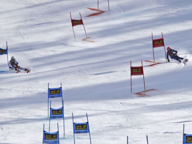Paralelný obrovský slalom, ilustračná