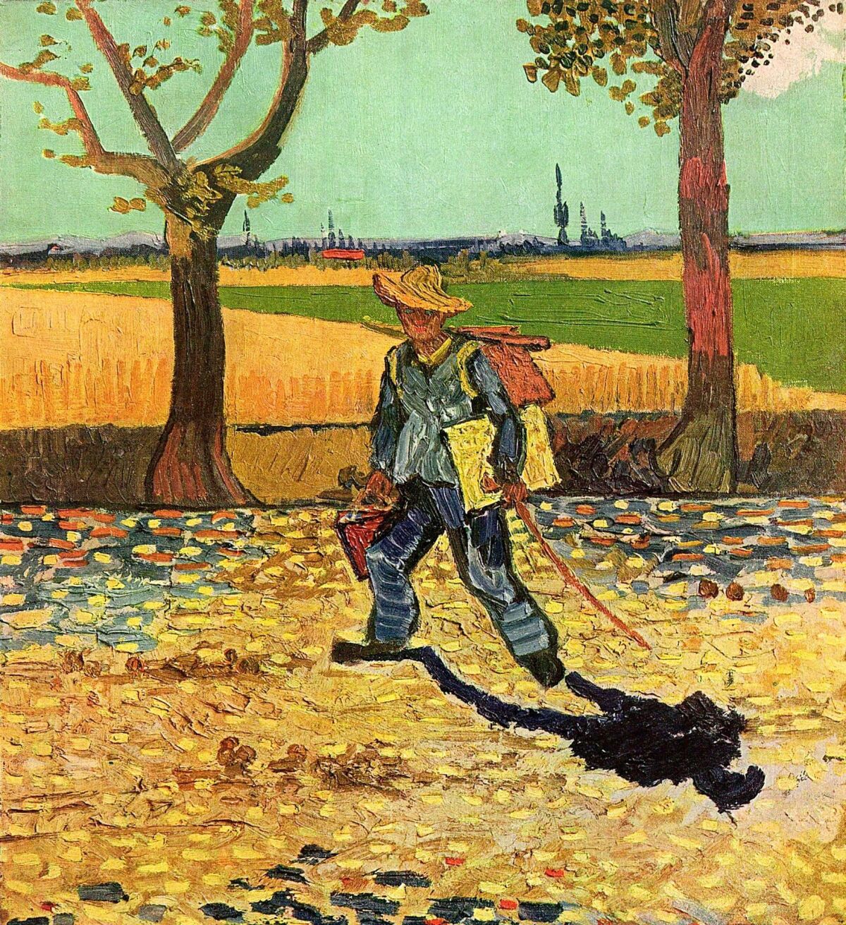 The-Painter-on-His-Way-to-Work Vincent van Gogh