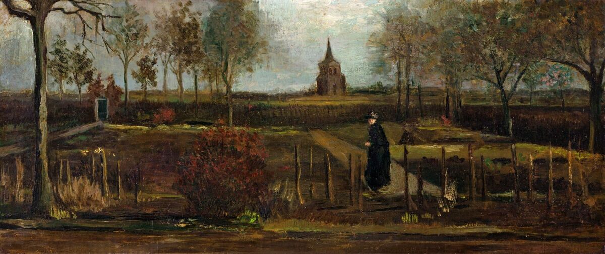 The-Parsonage-Garden Vincent van Gogh