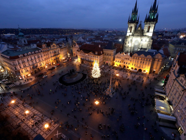 ČR Praha Vianoce Trhy Obmedzenia koronavírus