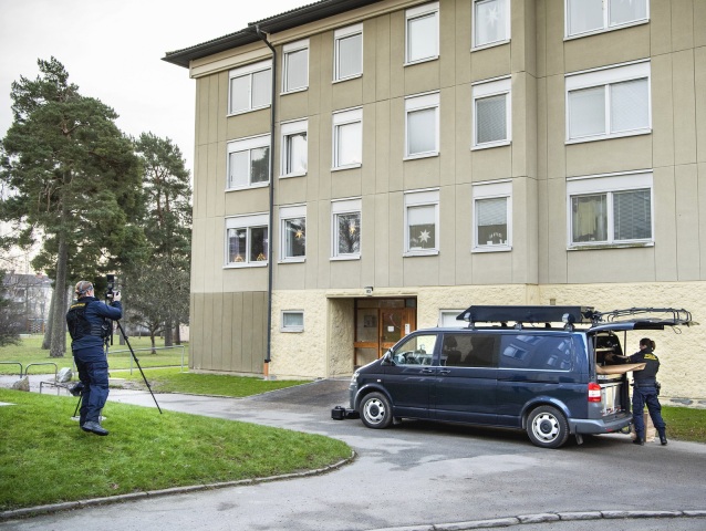 Švédsko Štokholm Žena Syn Väznenie