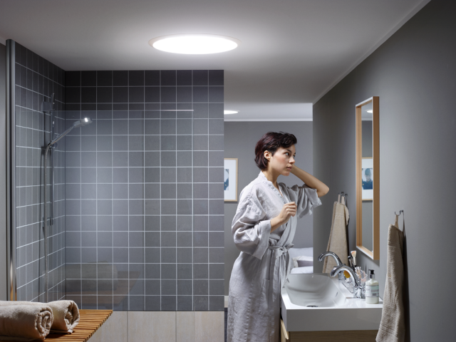 Velux, kúpeľňa, svetlovod, osvetlenie