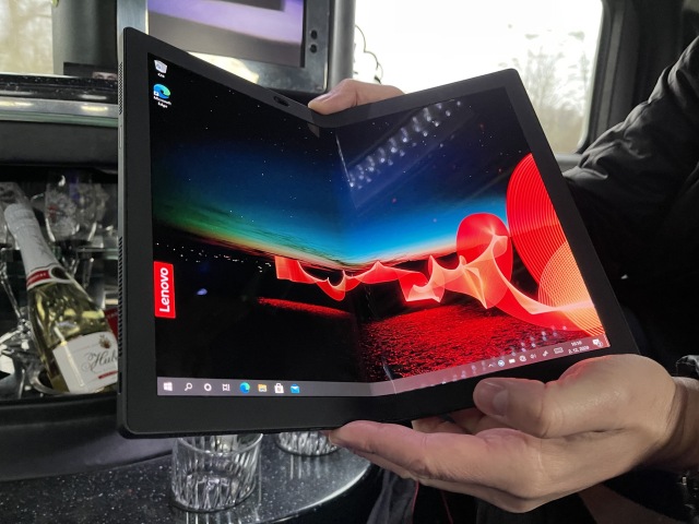 Lenovo ThinkPad X1 Fold, notebook, ohybný displej