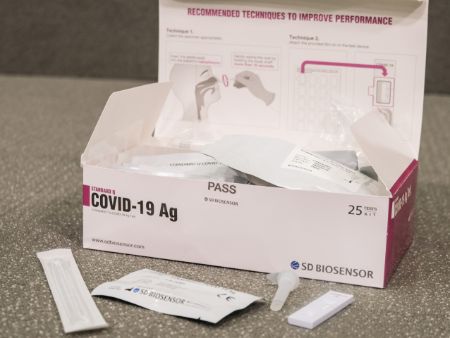 Covid test, SD Biosensor, Covid - 19 AG antigén antigénový