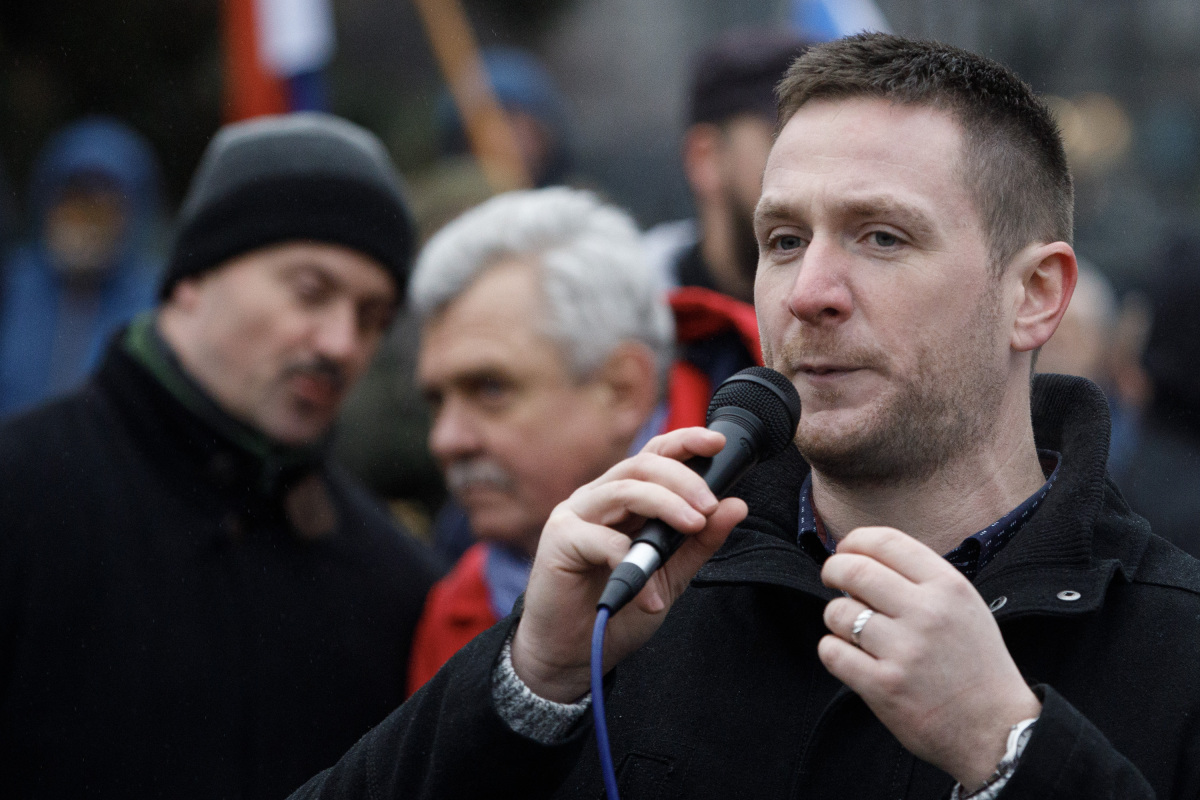 protivládny protest, ĽSNS