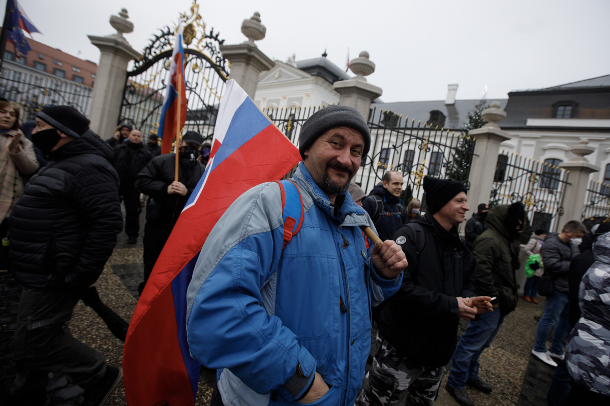 protivládny protest, ĽSNS
