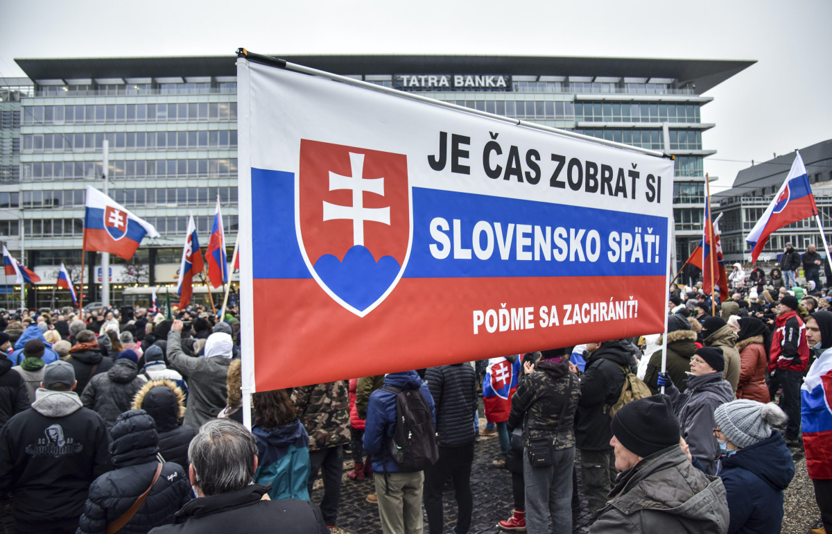protivládny protest, ĽSNS