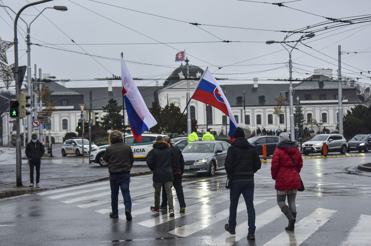 protivládny protest, ĽSNS