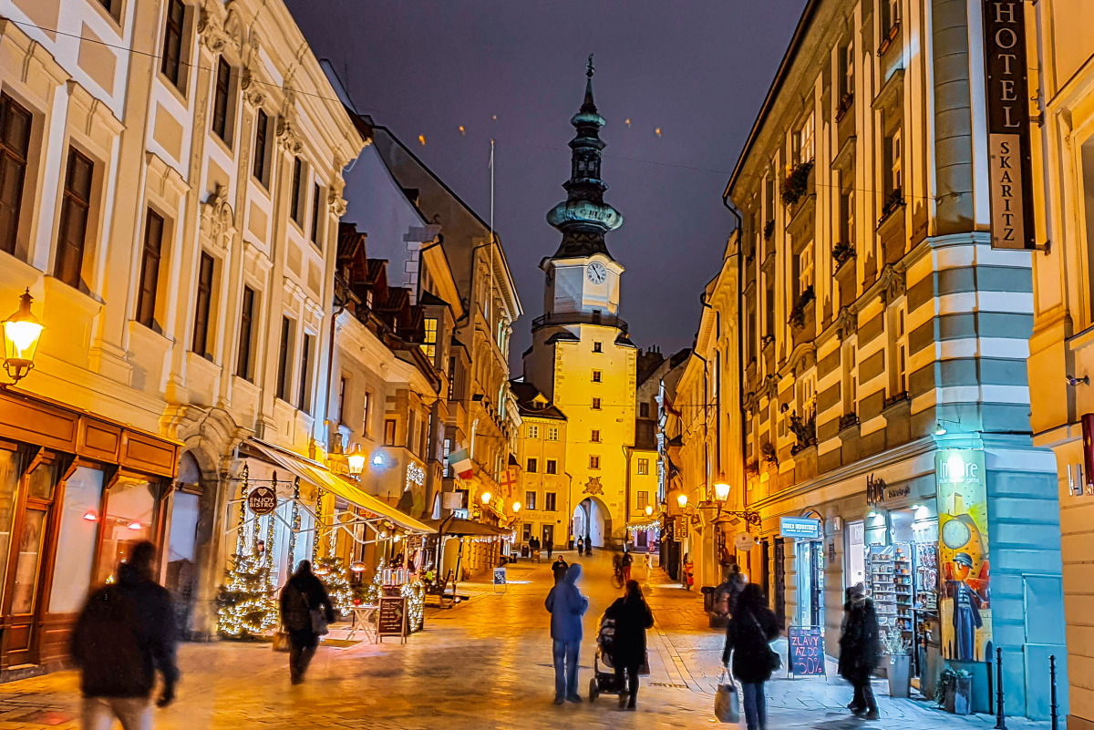 Vianočná atmosféra Bratislavy