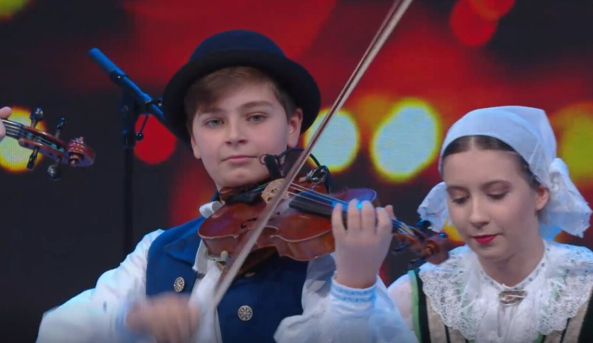 Ludova hudba Detskeho folklorneho suboru Vienok