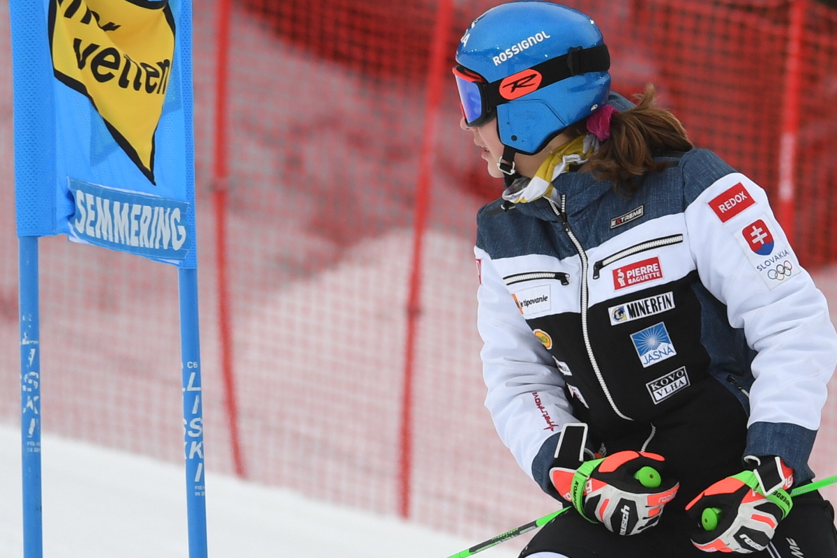 obrovský slalom 1.kolo Vlhová