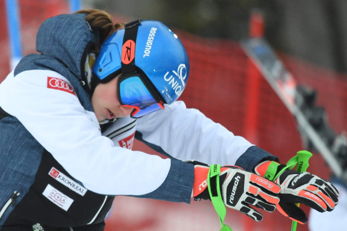 Rakúsko SR Lyžovanie SP obrovský slalom 1.kolo Vlhová