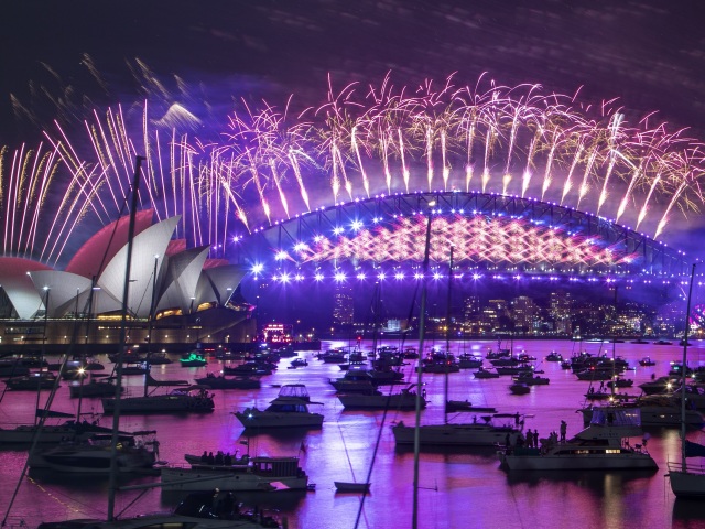 austrália ohňostroj sydney