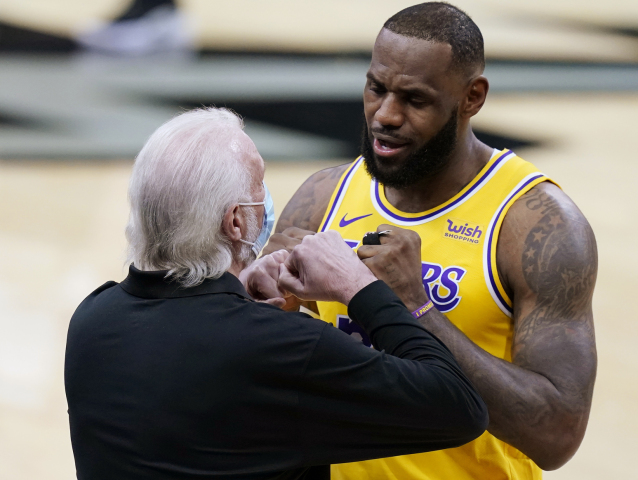 LeBron James, Greg Popovich