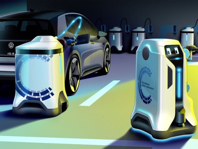 VW - nabíjací robot