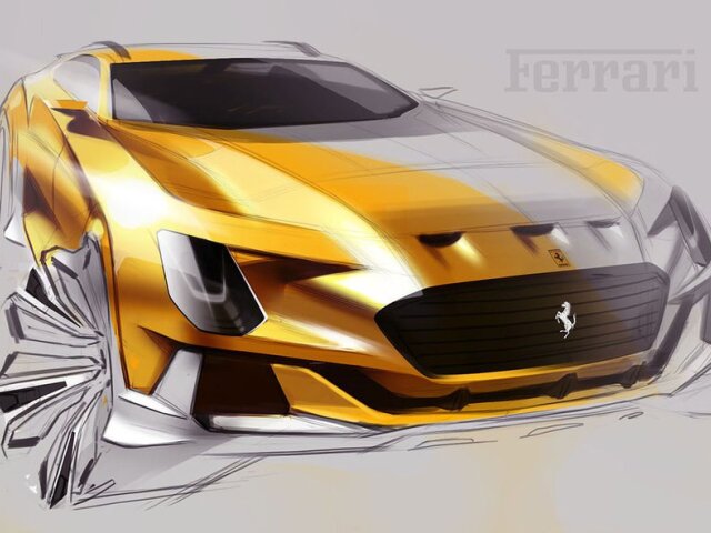 Ferrari - skica SUV
