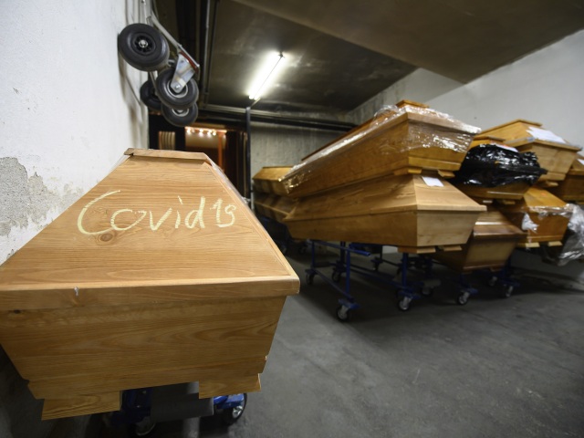 Koronavírus / rematórium / Truhla / Covid /