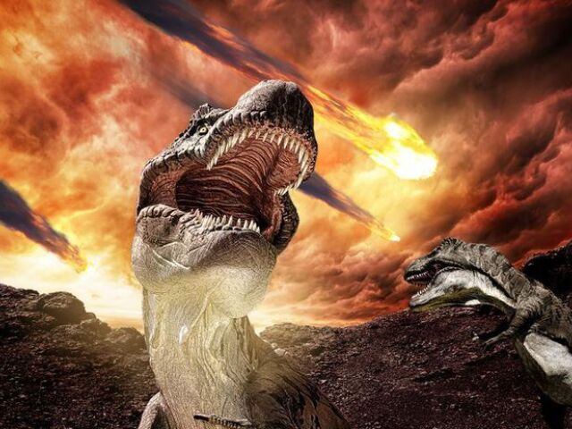 dinosaurus, asteroid