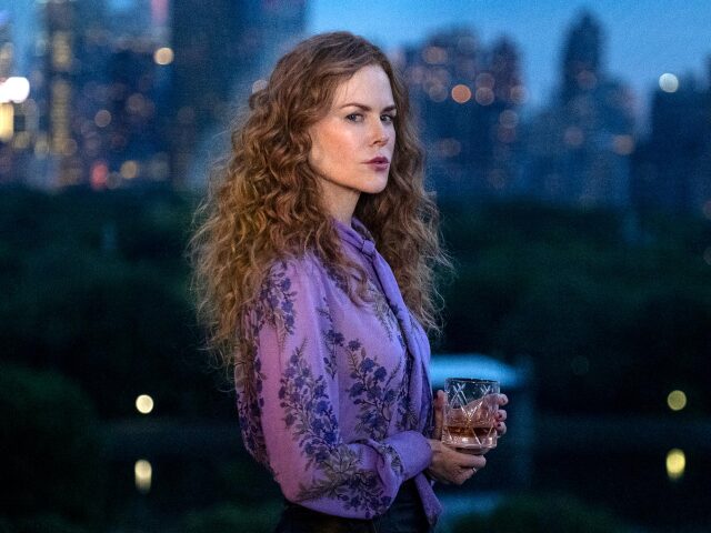 Herečka Nicole Kidman na zábere zo seriálu Mala si to vedieť z produkcie HBO. 