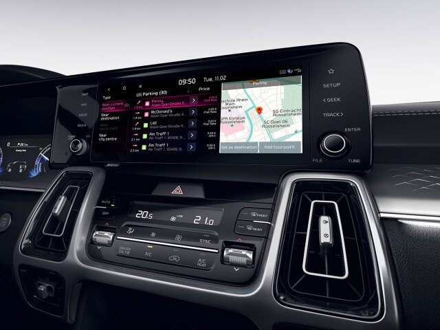 Kia - infotainment UVO Connect Phase II 2021