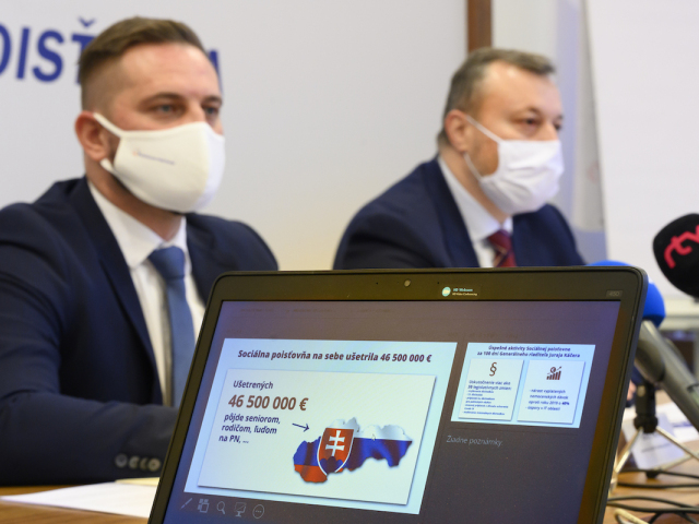 SR SP Sociálna poisťovňa Káčer TK BAX