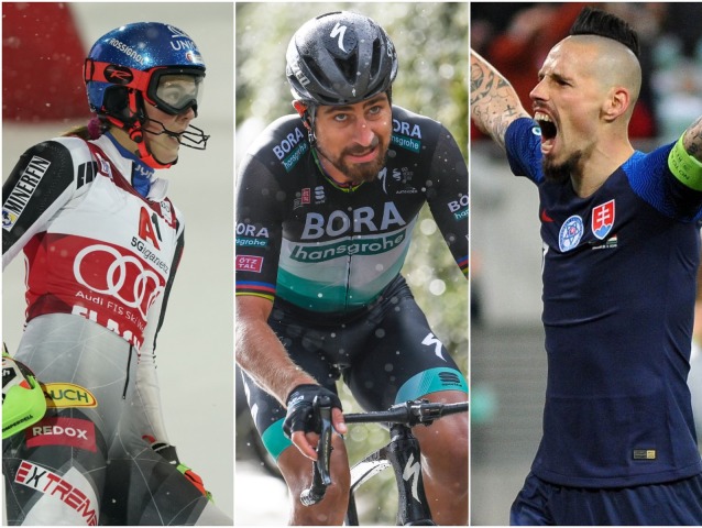 Petra Vlhová, Peter Sagan, Marek Hamšík, Craig Ramsay