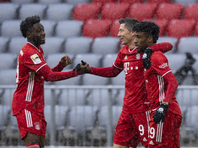 Alphonso Davies, Robert Lewandowski, Kingsley Coman
