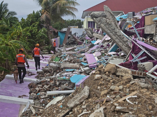 indonézia sulawesi zemetrasenie ruiny