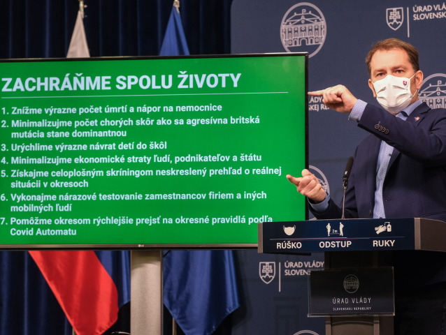 vláda, Matovič, , testovanie,