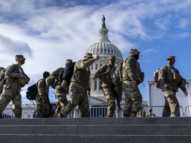 kapitol armáda vojaci usa washington