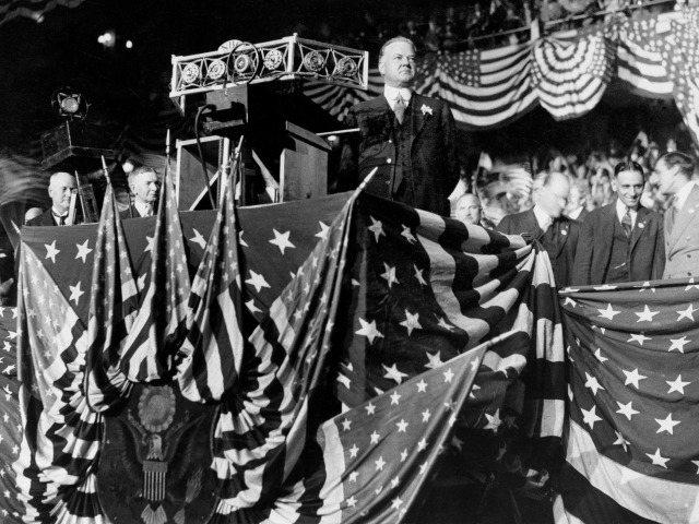 Amerika, vlajka USA, Herbert Hoover
