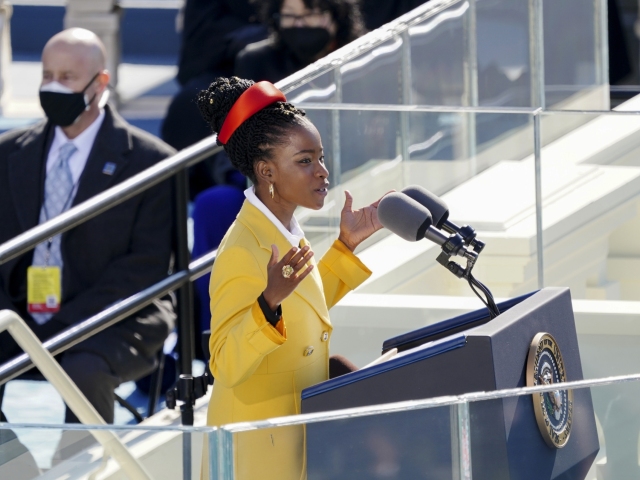 Biden InaugurationAmerická poetka Amanda Gorman.