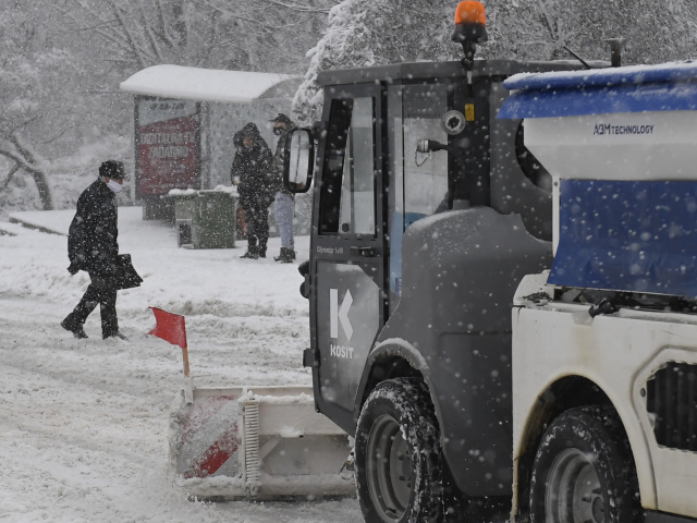 SR Košice Počasie Sneženie Doprava Zima KEX
