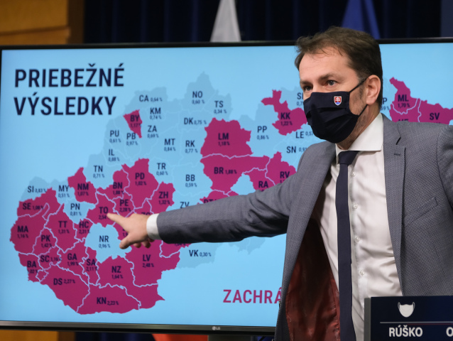Matovič, priebežne vysledky skriningu