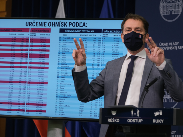 Matovič, priebežne vysledky skriningu