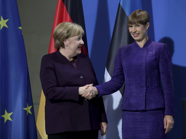 Kersti Kaljulaidová, prezidentka, Estónsko, Angela Merkelová