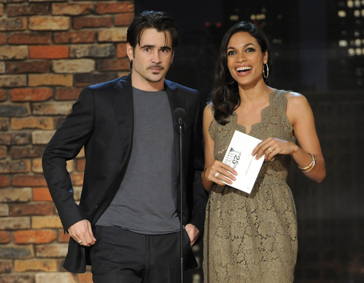 Independent Spirit Awards ShowHerec Colin Farrell a herečka Rosario Dawson na zábere z roku 2010.